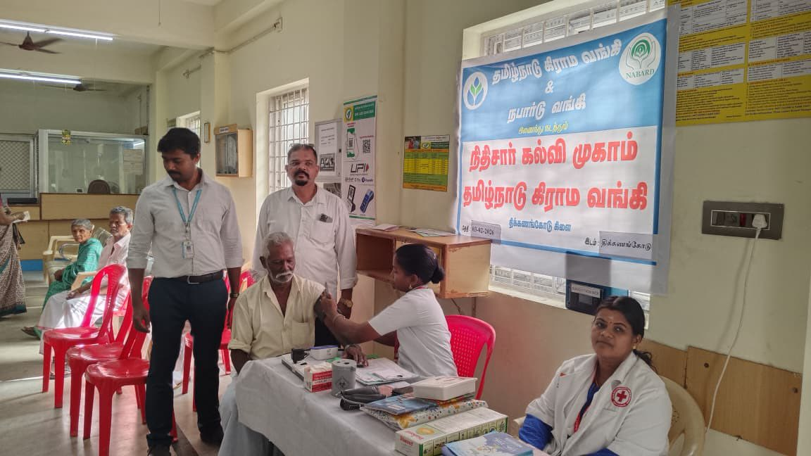 Free Medical Camp: Doctors Providing Healthcare Services at Thikanam Kodu Village
